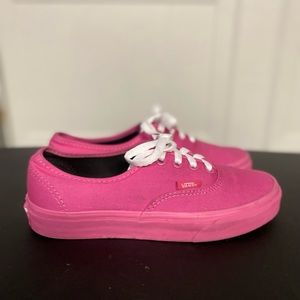 Vans Off The Wall Pink Low Top Sneakers Women's size 7